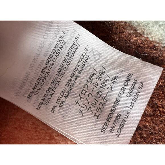 Madewell Striped Merino Alpaca Blend Sweater - XXS - Picture 4 of 6